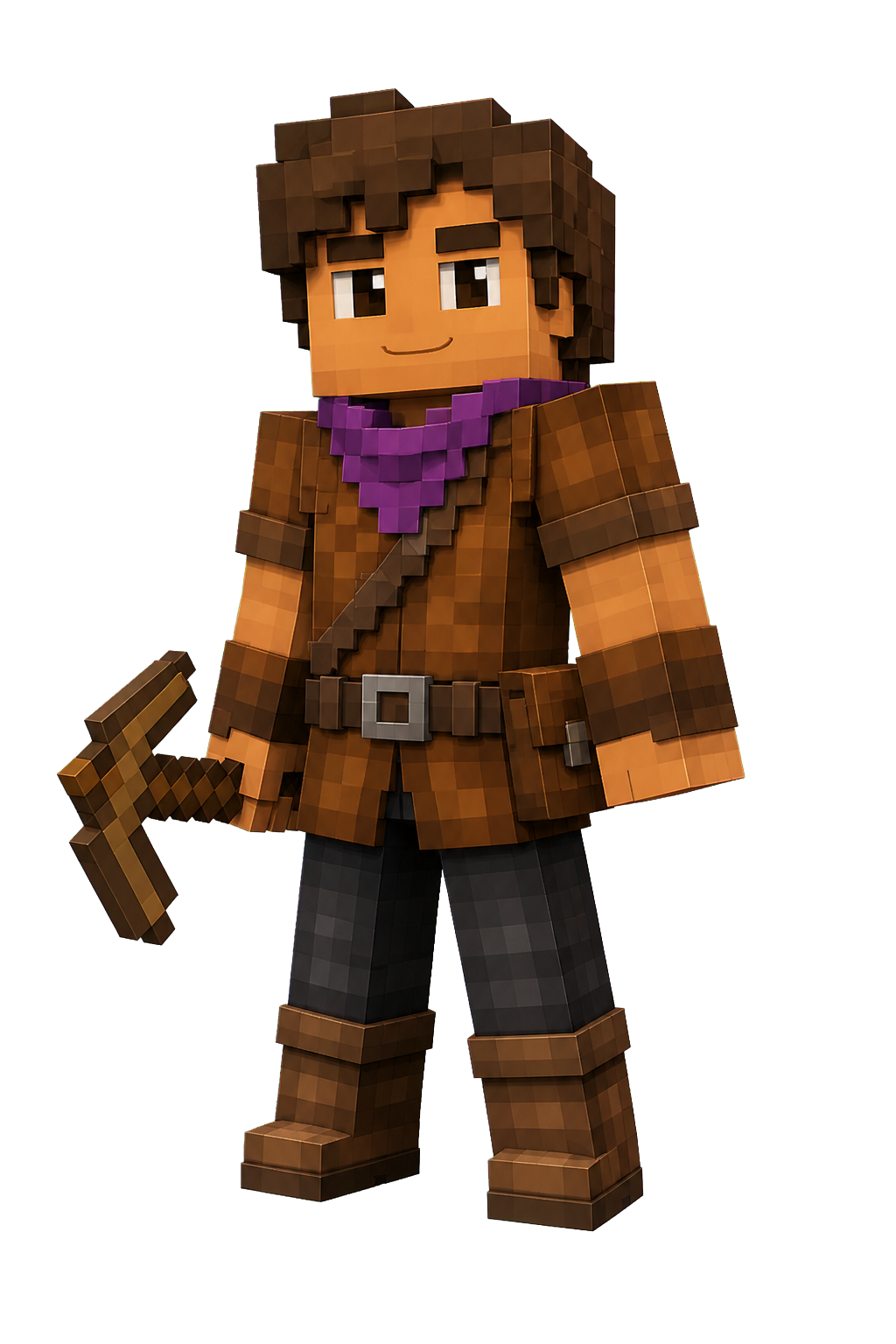 Personaje voxel del servidor